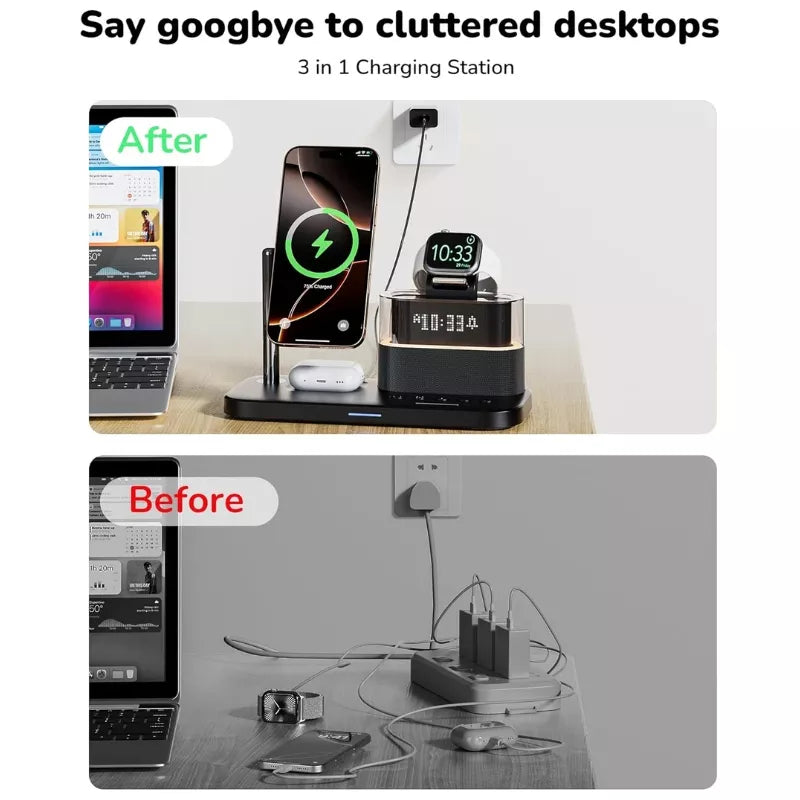 5-in-1 Magnetic Wireless Charging Station