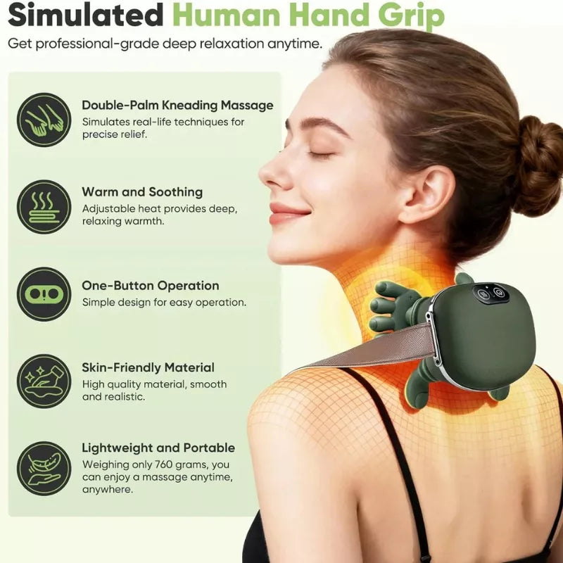 Portable Bionic Heated Neck | Shoulder & Neck Massager | مدلك الكتف والرقبة
