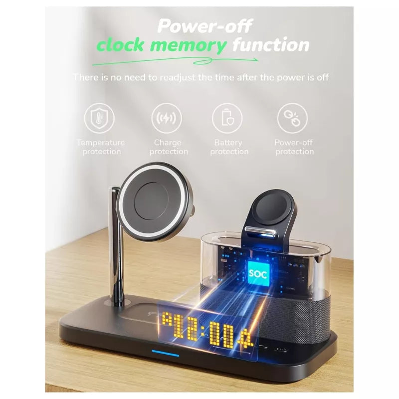 5-in-1 Magnetic Wireless Charging Station