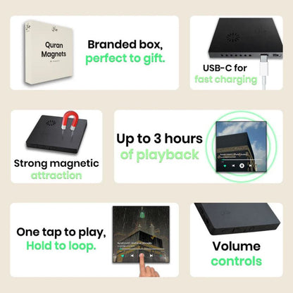 Quran Magnet Mini Speaker – Portable Surah Player