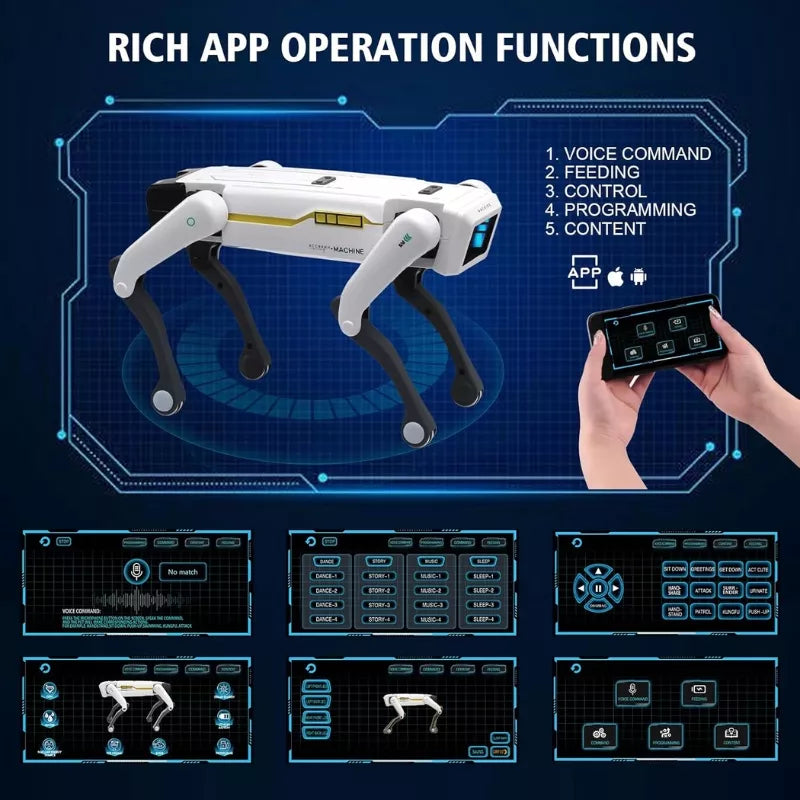 AI Intelligent Mechanical  Dog Robot for Kids