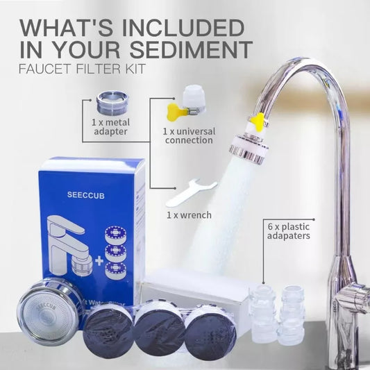 Premium 4-in-1 Long-Lasting Sink Faucet Water Filter